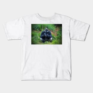 Gorilla Waiting For Lunch Kids T-Shirt